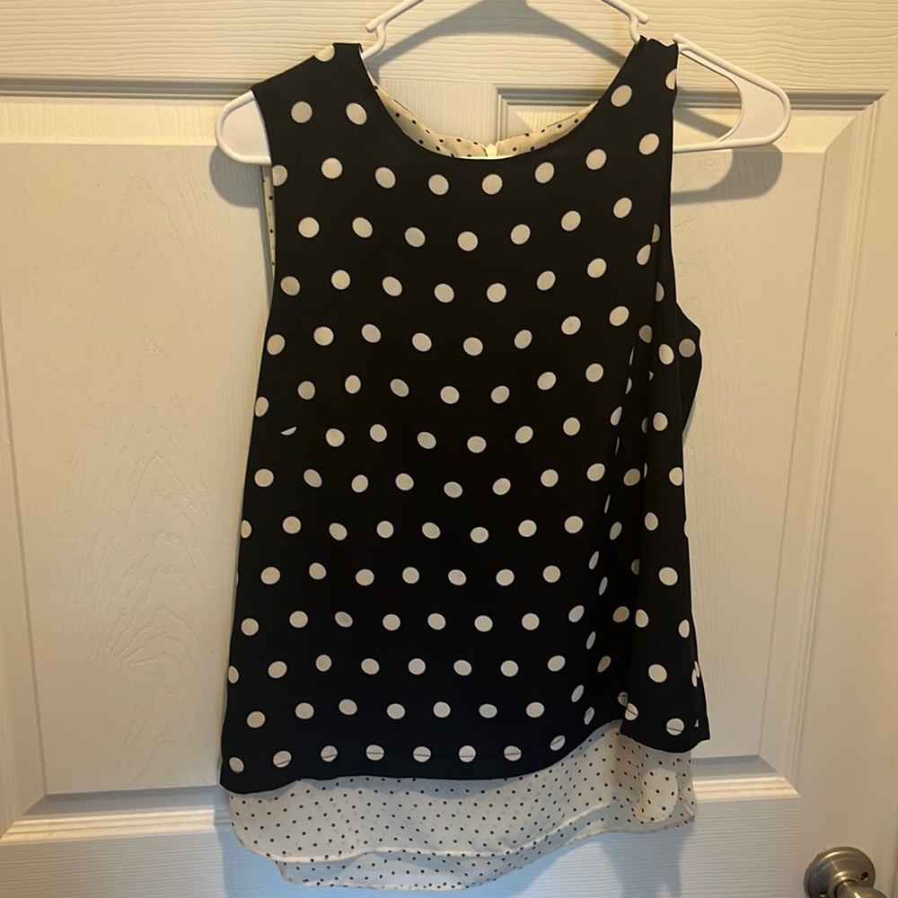 Rose and olive tank top